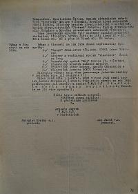 Pardubice, Spolek divadelních ochotníků, Korespondence, 1935