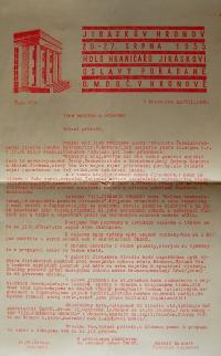 Hronov, Jiráskův Hronov 1933 - výzva