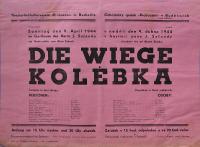 Budětice, OS Probuzení, Kolébka – plakát, 1944