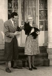 Praha-Kobylisy, Lidové divadlo, Byli jsme a budem, 1947