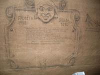 Strakonice, opona Strakonický dudák, pamětní deska na rubu, 1930