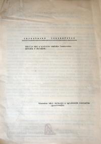 Chrudim, Historie loutkového divadla Ústřední matice školské, titulní list, 1950