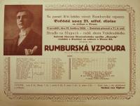 Divadlo Na Slupi, Rumburská vzpoura - plakát, 1928