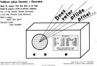 Chocerady, Komenský, Dnes večer přijde přítel - plakát, 1946