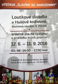 Polná, výstava Slavíme 90. narozeniny, 2016