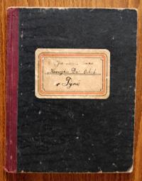 Týn, Divadelní kroužek Týn, Jednatelská kniha, 1921