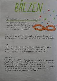 Přibyslav, Sluníčko, Kronika školní družiny, 1998 - 2003