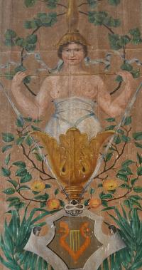 Javornice, SDO Tyl, opona Múzy, autor Josef Dvořák, 1923