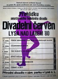 Lysá nad Labem, Divadelní červen, plakát, 1980