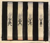 Praha, Městské divadlo Královských Vinohradů, ČAPEK Josef návrh opony, 1927