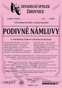 Žirovnice, Divadelní spolek, Podivné námluvy - plakát, 2013