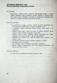Havlíčkův Brod, Okresní festival ZUČ - program, propozice festivalu, 1979