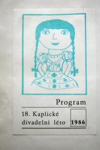 Třebíč, Recitační soubor, Ahoj moře, Kaplice, Kaplické divadelní léto, 1986