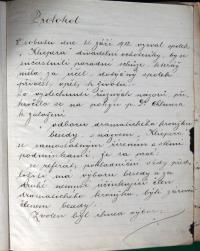 Jihlava, Klicpera, Kniha zápisů 1912-1913