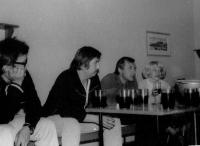 Dvouletý Kurz režie a dramaturgie ÚKVČ, Solenice,  frekventanti na soustředění, 1981