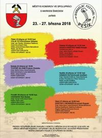 Komárov, Divadelní festival Pešík - plakát, 2018