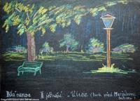 Žďár nad Sázavou, Hasiči, Bílá nemoc - náčrt scény, 1958