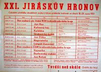 21.JH, programový plakát, 1951.
