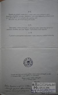 Litomyšl, JDO, Pravidla o propůjčování místností ve Smetanově domě v Litomyšli, 1904