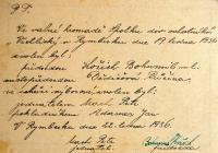 Rymberk, Vrchlický, volba funkcionářů na valné hromadě, 1936