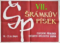 Písek, Šrámkův Písek, plakát, 1964