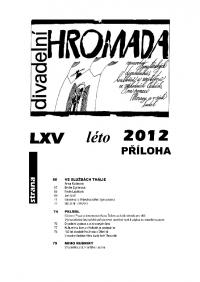 Divadelní HROMADA 2012, č. 65, příloha