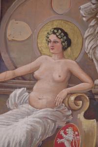 Libice nad Cidlinou, opona, detail – Vlast, 1935