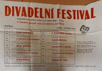 Jevíčko, Divadelní festival v rámcu oslav 700 let města - plakát, 1958