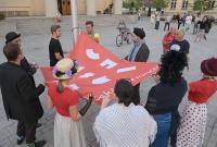 Hronov, Vztyčení festivalové vlajky, CP Jiráskův Hronov 2022