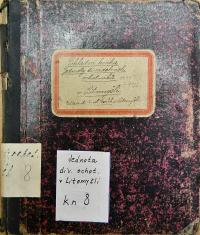 Litomyšl, Jednota divadelních ochotníků, Pokladní kniha, 1911 - 1936