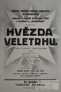 Morašice, Republikánský dorost, Hvězda veletrhu - plakát, 1926