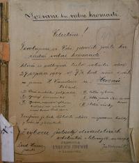 Litomyšl, Jednota divadelních ochotníků, Kniha obsílek, 1904 - 1909