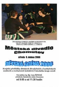 Chomutov, Dětská scéna, programová brožura, 2008
