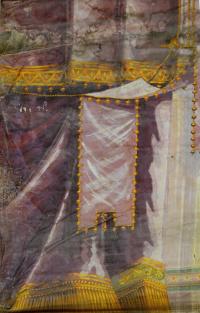 Hostěrádky-Rešov, detail opony