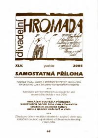 Divadelní HROMADA 2005, č. 45, příloha