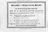 Havlíčkův Brod, nejstarší plakát