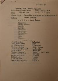 Dobruška, Křesťanská jednota sv. Václava, Orel, Bouračka, kartotéka her,  1929