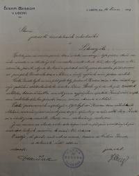 Litomyšl, Jednota divadelních ochotníků, Korespondence