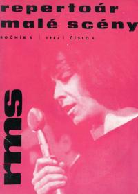 Repertoár malé scény, titulní strana, 1967/4