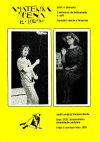 Amatérská scéna, titulní strana, 1992/12
