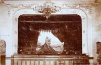 Žďár nad Sázavou, opona, foto čb