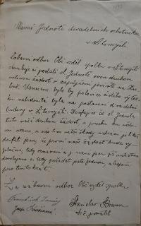 Litomyšl, Jednota divadelních ochotníků, Korespondence, Ka 2/19