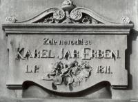 Miletín, KJErben, deska na rodném domě