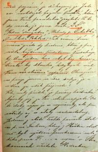 Střelohoštice, dopis Vojtovi Šteinu-Táborskému, s. 2, 1888