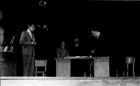 Řevnice, Osvětová beseda, Věc Makropulos, hrána v sále kina,1965/66