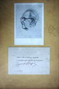 Jihlava, Klicpera, poděkování Jaroslava Kvapila, 1948