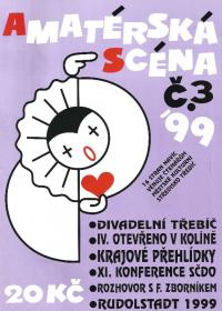 Amatérská scéna, titulní strana, 1999/3