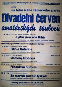 Lysá nad Labem, Divadelní červen, plakát, 1978
