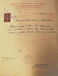 Seč, Sokol, Ach, ta láska, 1922