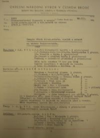 Český Brod, okres, soubory 1949